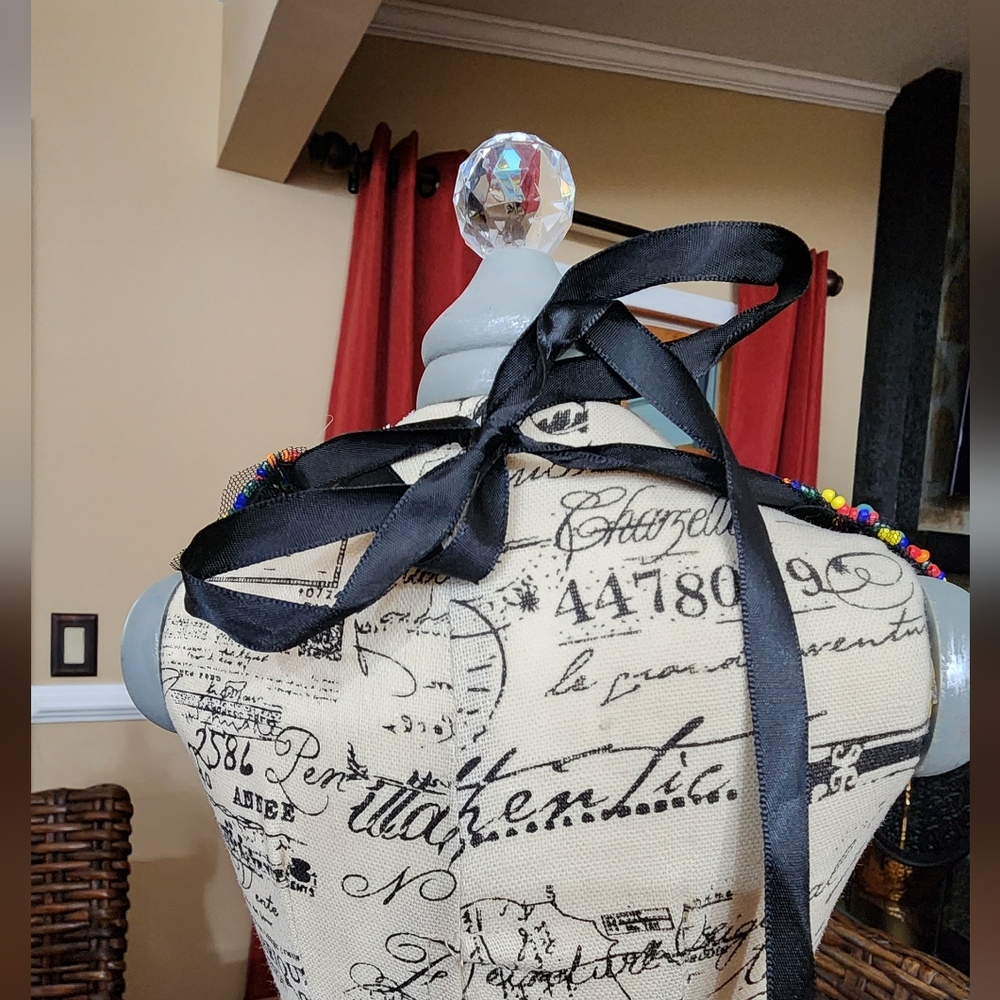 Native American Style Statement Bead Necklace - image 4